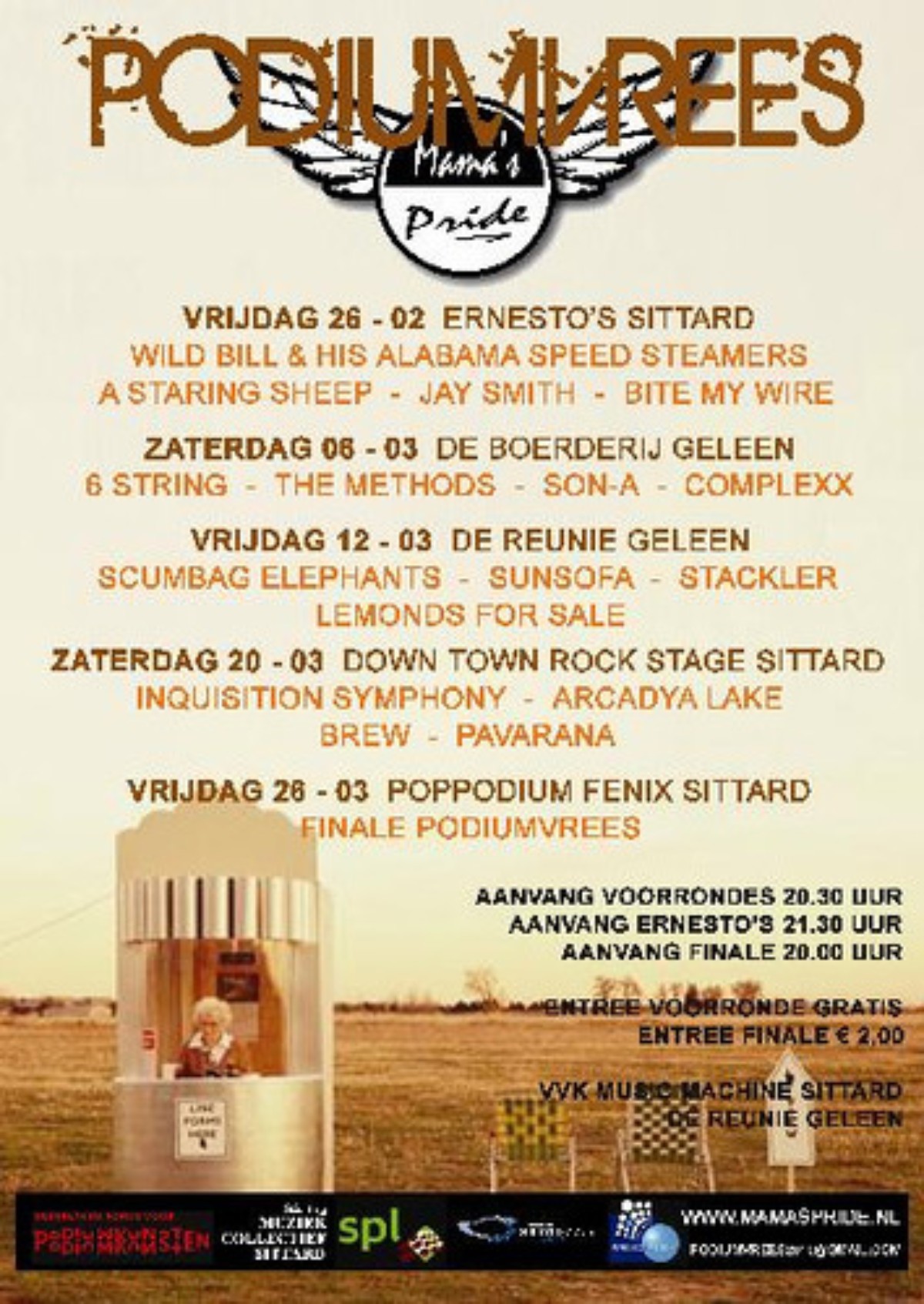 Podiumvrees zoekt bands limburg 3voor12